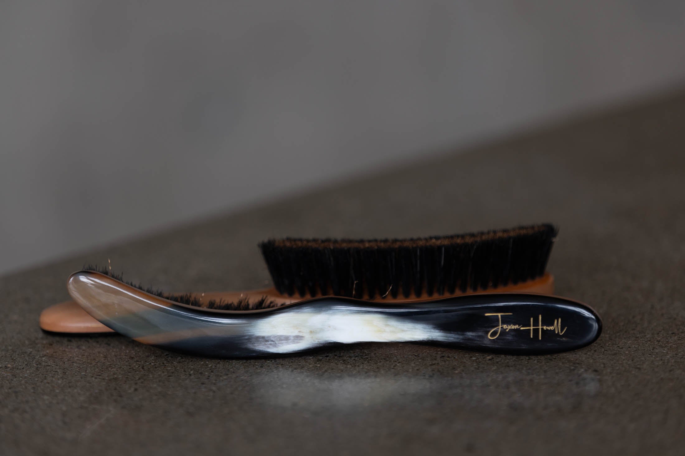 Premium Dark Bristle Hat Brush