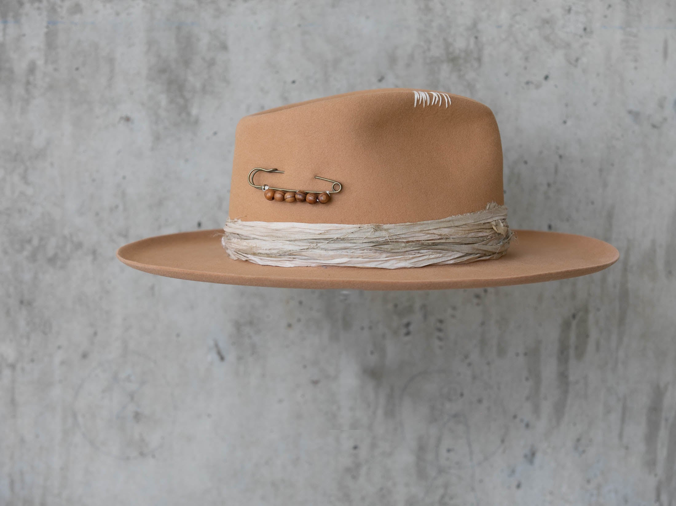teardrop crown western rabbit beaver felt cowboy hat fedora silk band for men and women right