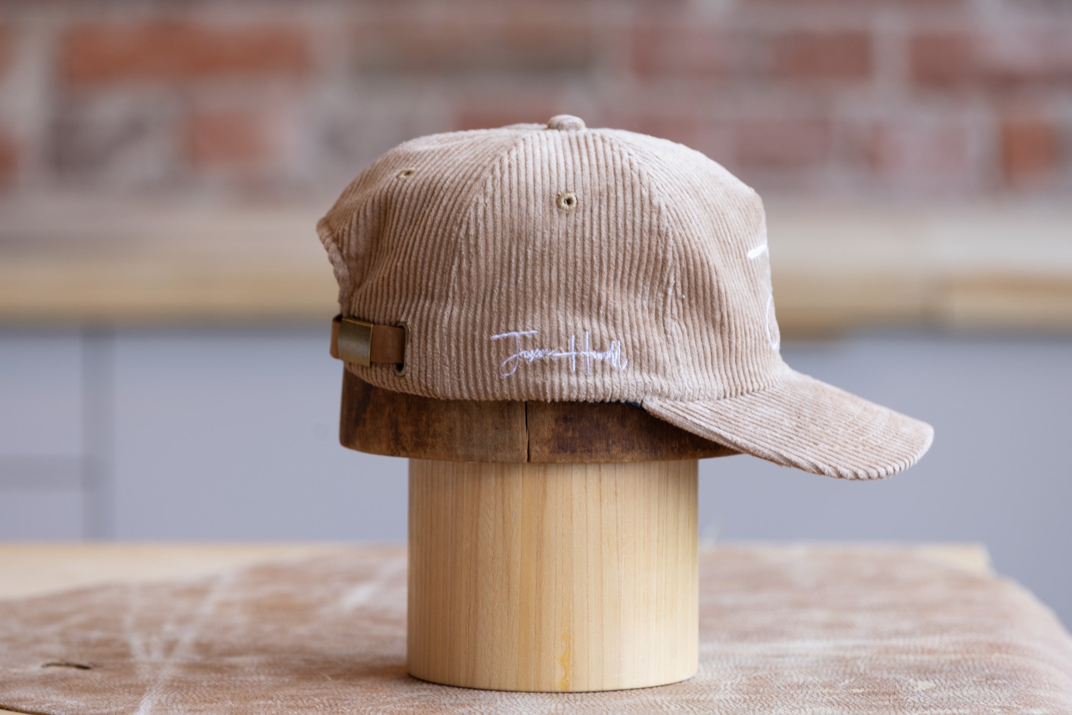 Mocha Corduroy Cap