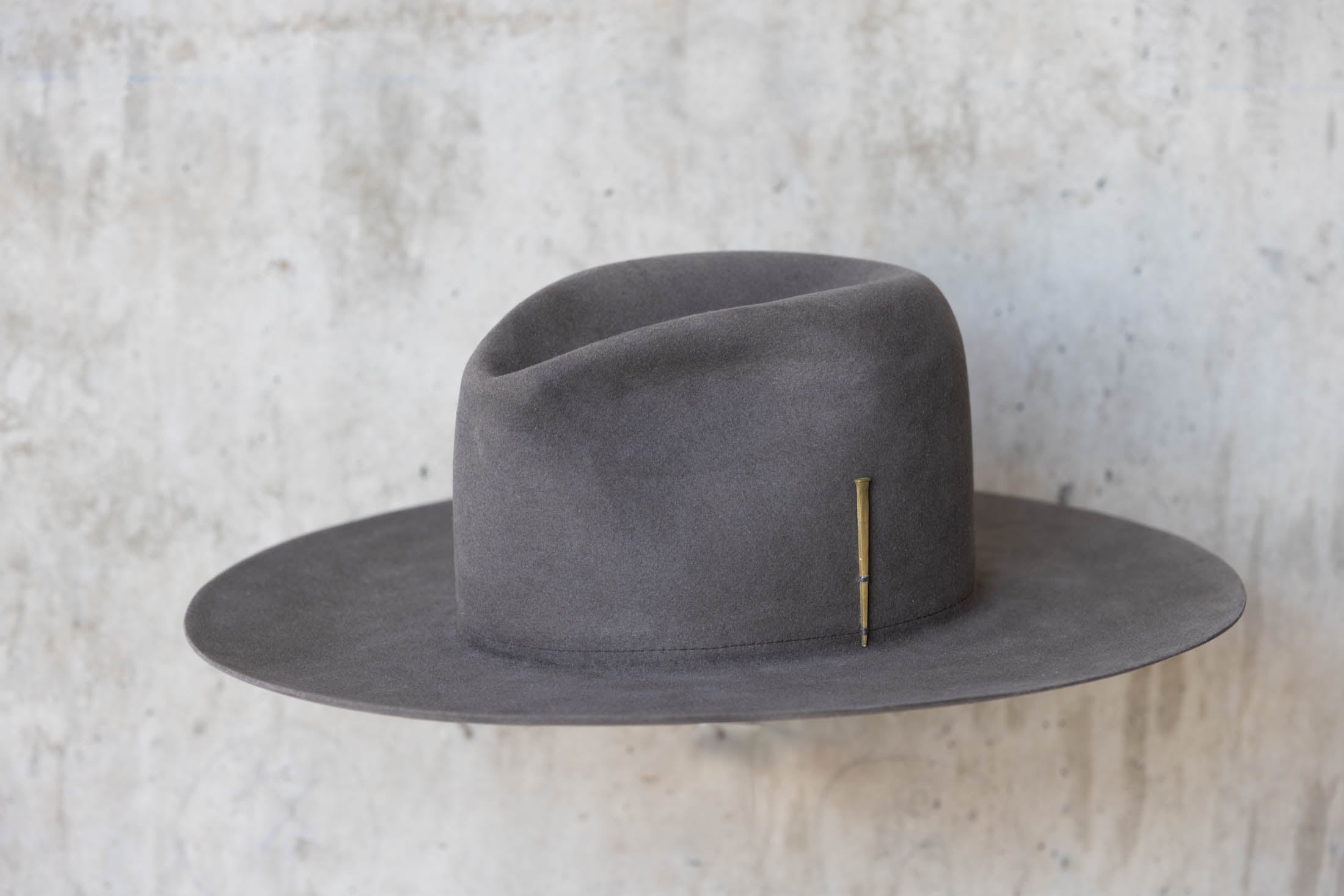 Brenham Beaver Fur Felt Western Cowboy hat angle