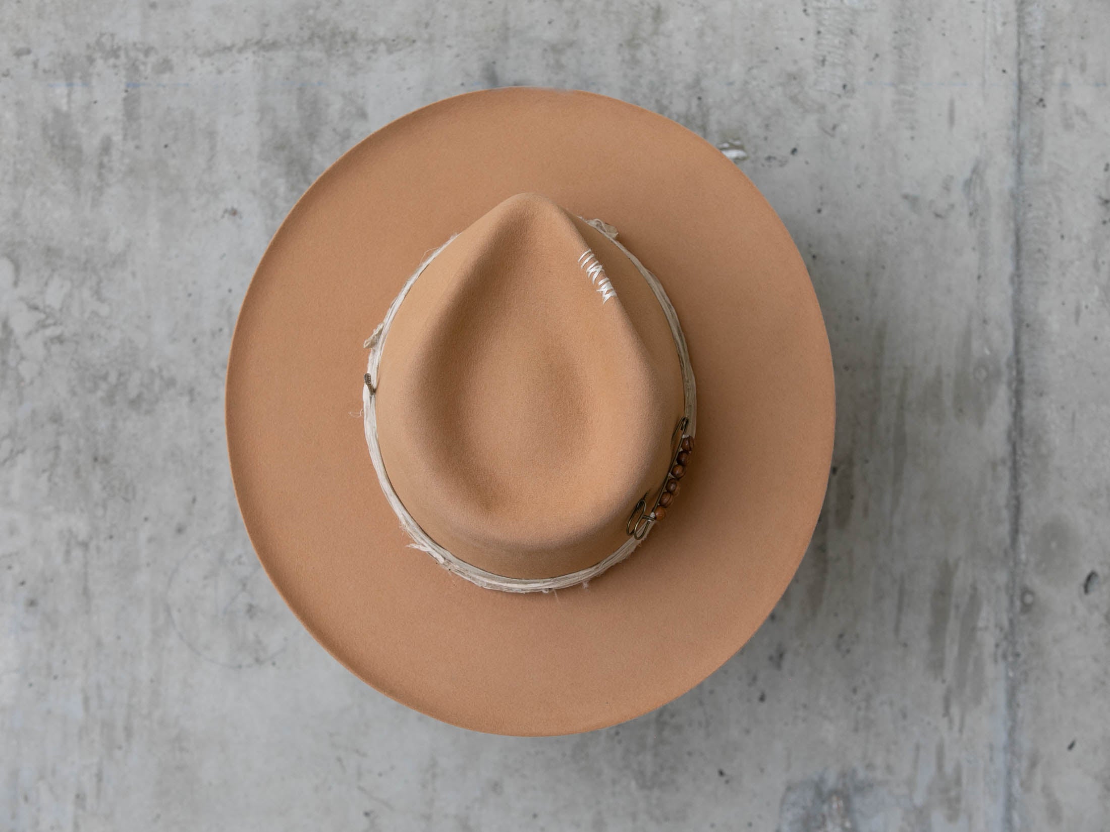 teardrop crown western rabbit beaver felt cowboy hat fedora silk band for men and women top