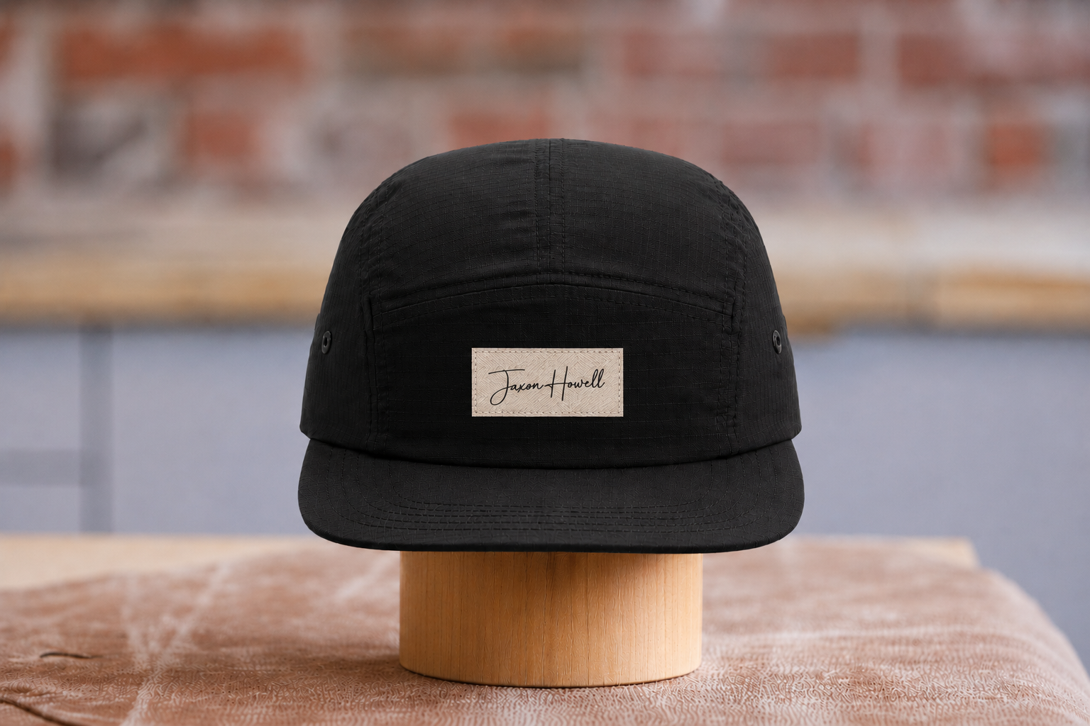 Black Camper Five Panel